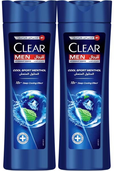 CVZSNC Men Cool Sport Menthol Anti-Dandruff Shampoo