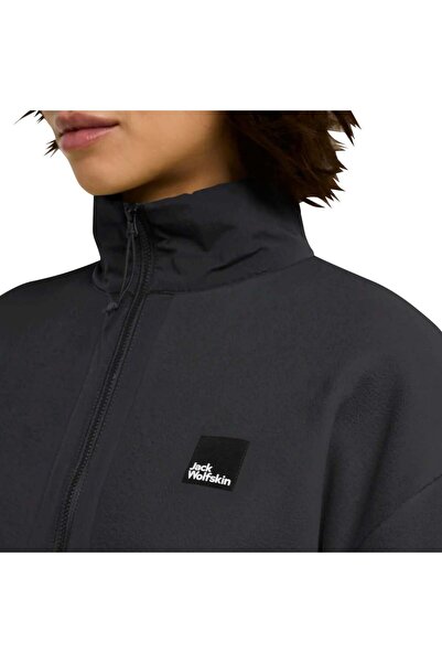 Jack Wolfskin Jachetă din lână neagră pentru femei Sumetro Fz JACETĂ DIN LÂNĂ PENTRU FEMEI A65075