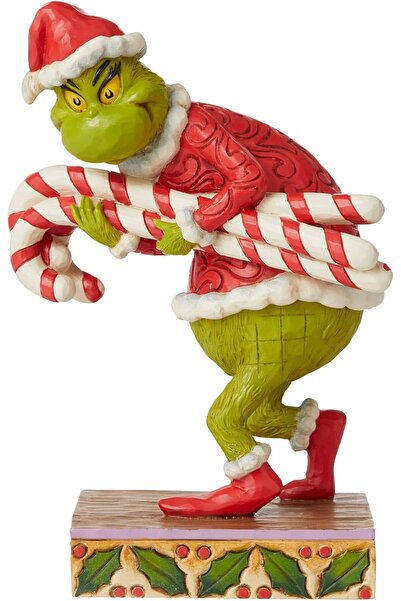STOREMAX Grinch by Jim Shore Grinch Stealing Candy Canes Heykelcik 1155328