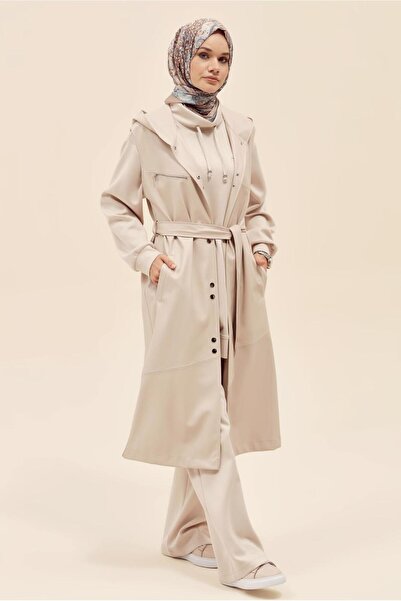 Alvina Belted Faux Leather Vest 45962