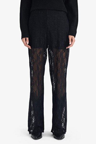 DeFacto Wide Leg Normal Waist Standard Size Lace Pants G3530Ax25Wn