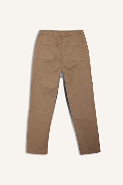 DeFacto Boy's Straight Leg Gabardine Trousers F3762A825Wn
