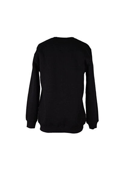 trender Ανδρικό φούτερ με 0 λαιμόκοψη και 3 κορδόνια, μαύρο, φρέσκια εκτύπωση