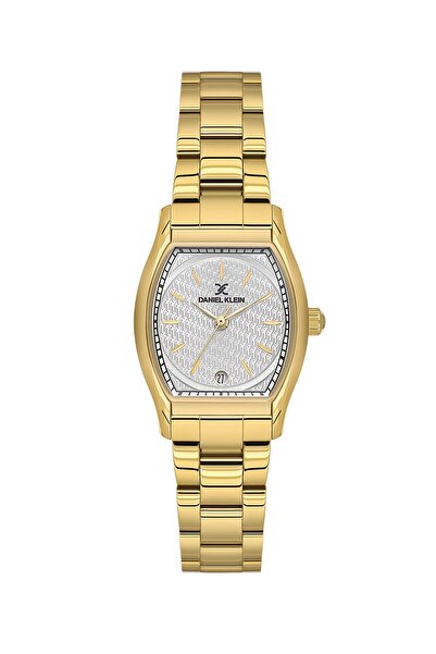 Daniel Klein ساعة نسائية فاخرة من الفولاذ المقاوم للصدأ مطلية بالذهب DK.1.141...