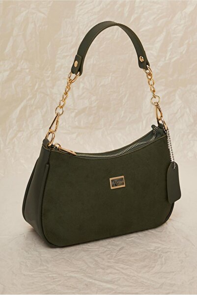 Alvina Suede Baguette Bag 0066