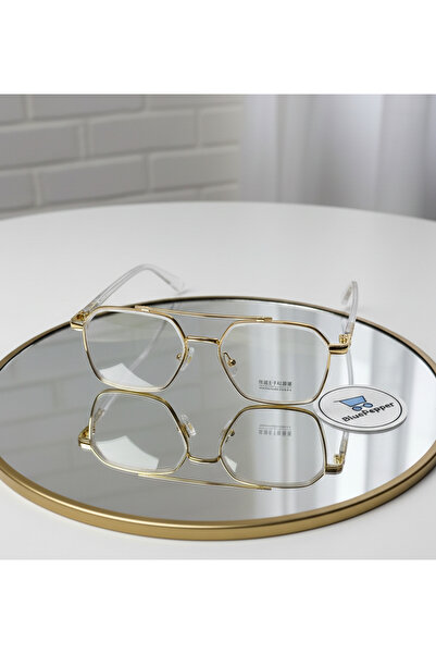 BluePepper Midas Mavi Işık Korumalı Şık Gözlük Ekran Gözlüğü Zamansız Model C...