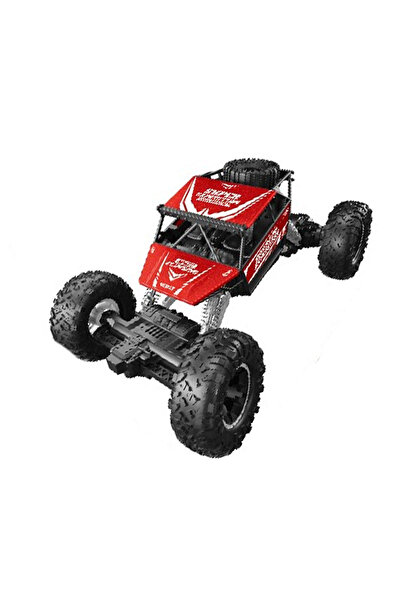 Toysea High-Speed RC Alloy Off-Road Car, 4WD Remote Control Vehicle with 3.7V Battery and USB Charger