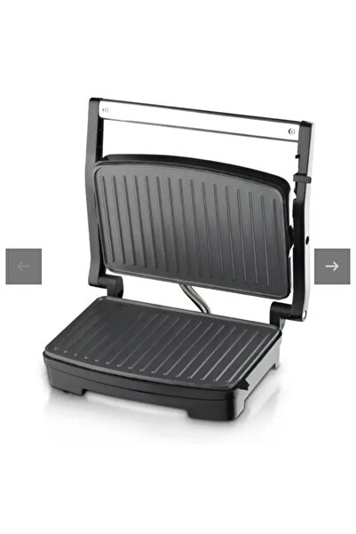 Prime Heim 850W Electric Grill with Non-Stick Plates and Heating on Both Sides