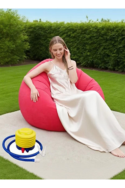 Generic Inflatable sofa single-person air chair outdoor courtyard leisure chair plush air chair