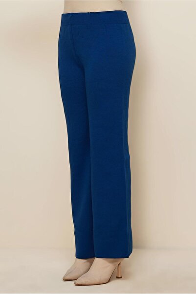 TRENDTESETTÜR Women's Navy Blue (S Cobalt Tricot Pants t 3842