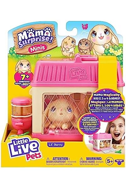 STOREMAX modashine Live Pets - Mama Surprise Minis. Feed and Nurture a Lil' Inside Their Hutch so she can be