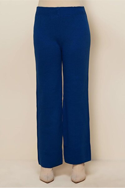 TRENDTESETTÜR Women's Navy Blue (S Cobalt Tricot Pants t 3842