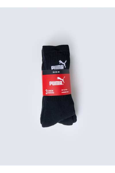Puma 94711004 Socks - 3-Pack Siyah Kadın Çorap