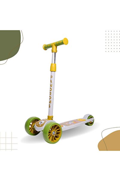 Toybox Kick Scooter for Kids, 3 Wheel Kids Scooter with 3 Height Adjustable Handle