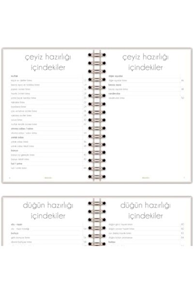 Yıldızan Tree_ Modern Evlilik Planlayıcım - 112 Sayfa Çeyiz Defteri Ve Düğün Planlayıcı - Söz Nişan Listesi _