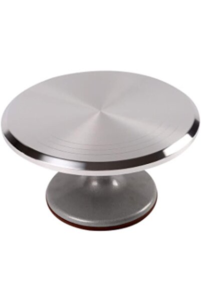 STOREMAX Çelik Döner Pasta Hazırlama Standı - Döndürülebilir Pasta Sıvama Sta...