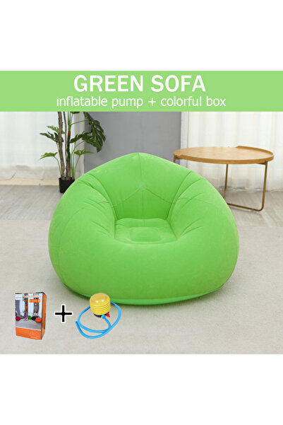 Generic Inflatable sofa single-person air chair outdoor courtyard leisure chair plush air chair