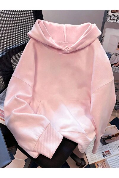 MONFİ Hanorac unisex simplu cu glugă