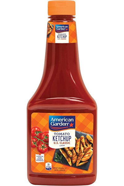 american garden كاتشب أمريكي، نباتي، خالي من الغلوتين، 680 غرام