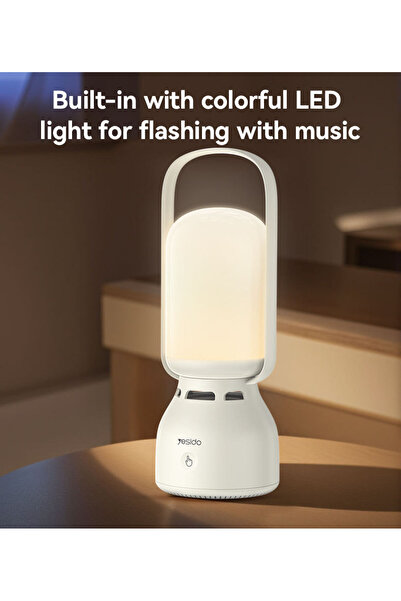 Yesido Outdoor LED Light Wireless Speaker Bluetooth 5 4 RGB Camping Lamp 5W Portable Type C Rechargeable