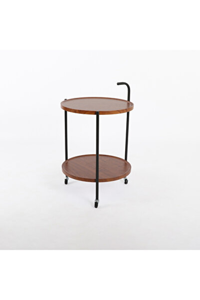 DEC13 A serving cart with a modern and distinctive design