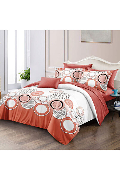 Patul Fine Cotton Linen, Sulphur, Double Bed, 2 Persons, 6 Pieces