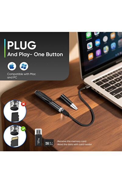 Electronic SPY Hidden Pen Camera Latest Version - 1080P HD Ultra-Long Mini Video Recording