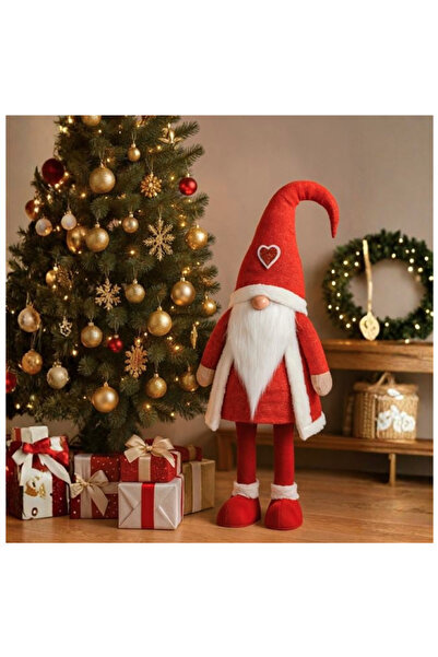 OEM Figurina Decorativa de Craciun Gnome cu Miscare Caciula Rosie Paiete 145cm