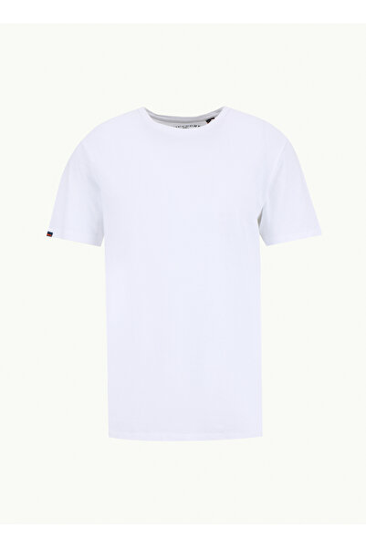 SUPERDRY Beyaz Erkek Regular Fit T-Shirt CLASSIC ESSENTIAL TEE