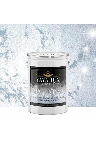 YaYa Color Argentina Luxury Decorative Paint, Silver, with 3D Starry Effect, ...