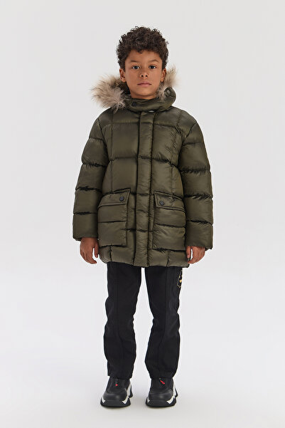 Nebbati Boy Khaki Coat