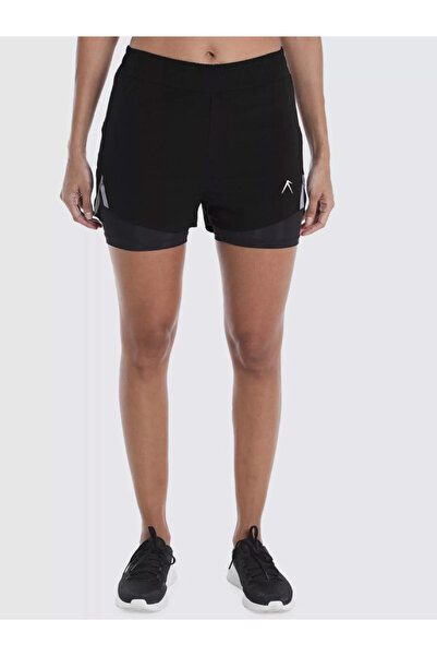 Wizard By Styli شورت جري أسود 2 في 1