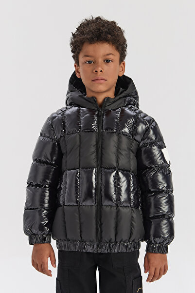 Nebbati Boy Black Coat