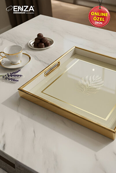 Enza Narin Tea Coffee Breakfast and Presentation Tray 36 cm