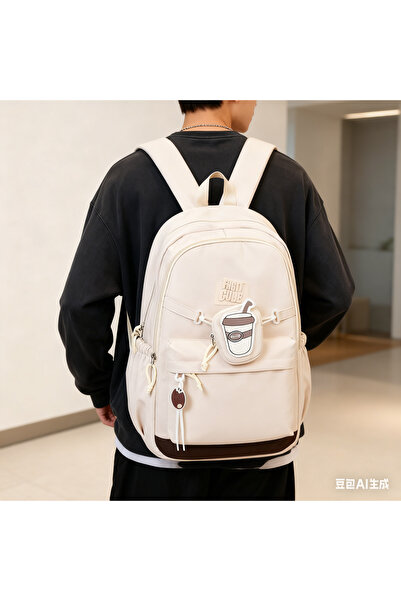 Generic Student Backpack College Style Large Capacity Sweet Cute Backpack Pure and Innocent