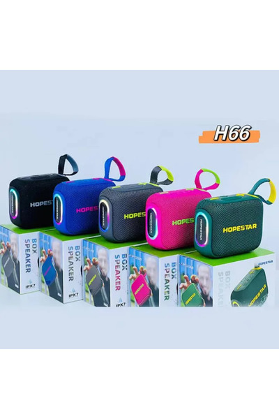 Generic H66 Bluetooth Speaker - Waterproof 10W Portable with Light, Good Sound, 100% Genuine