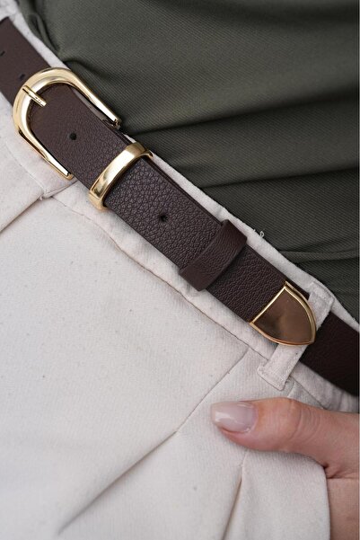 Desre Moda Gold Buckle Cowboy Belt Trouser Belt Shirt Belt Coat Belt Women's Belt Jeans Belt