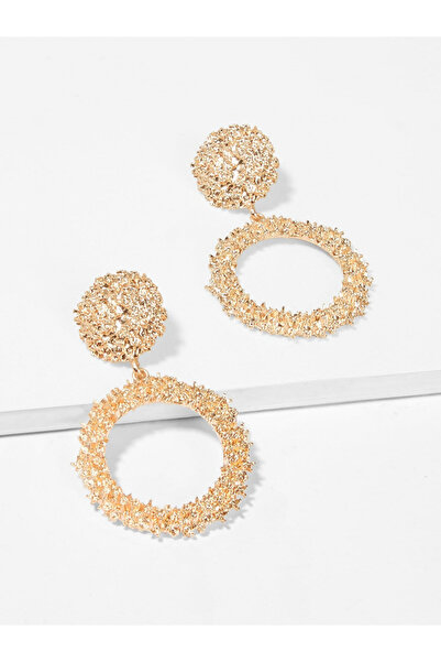 Take Two By Styli أقراط متدلية دائرية وحلقية مزخرفة