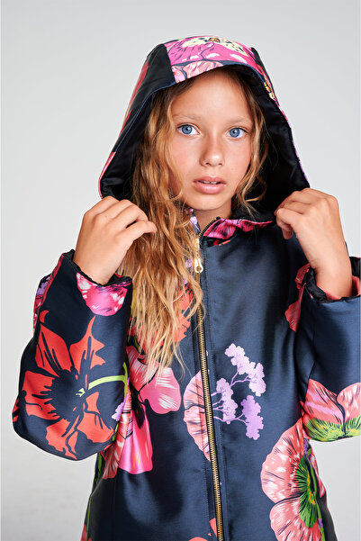 Lia Lea Girl Patterned Coat