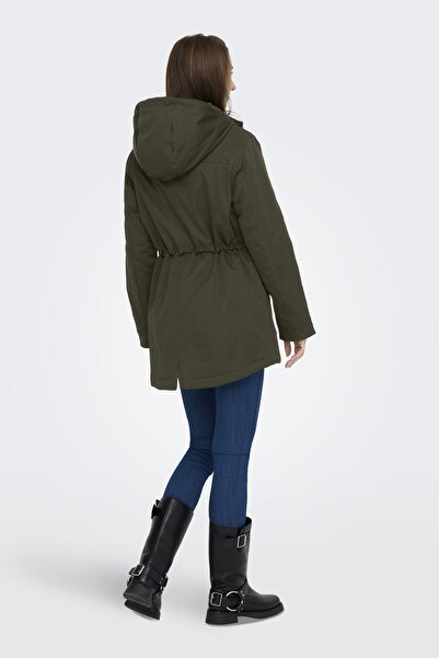 ONLY Women's / Girls' Khaki Coat Model Code: (15357625) Onlhannover Padded Jacket Otw Nn