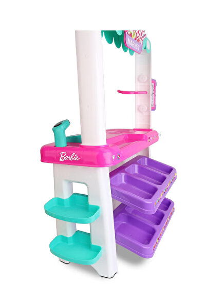 Barbie Supermarket Playset with Light & Sound, 55 Accessories