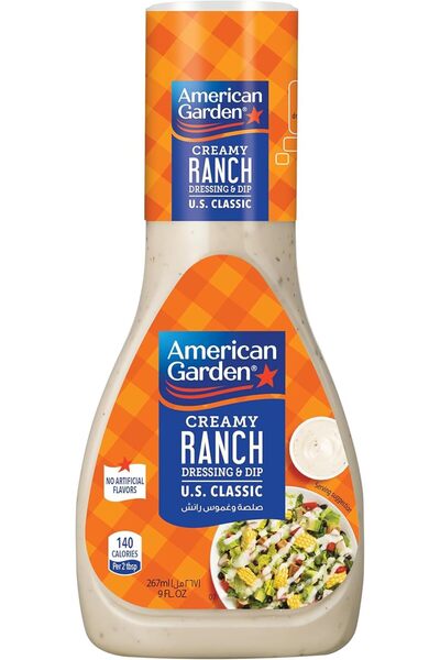 american garden صلصة رانش مع صلصة، خالية من الغلوتين، 267 مل