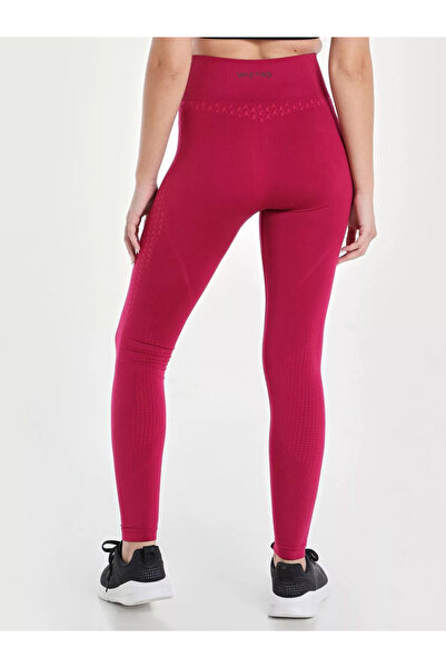 Wizard By Styli Women Red Solid Impact Seamless Leggings