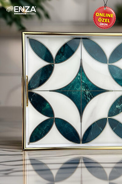 Enza Kuzey Tea Coffee Breakfast and Presentation Tray 36 cm