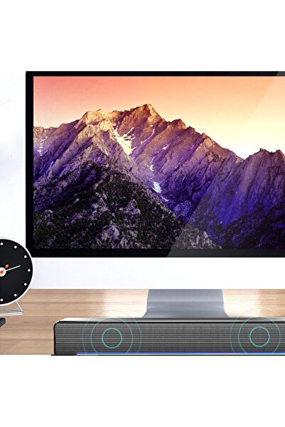 lnkoo HHUARI 2.0 Channel 3D Soundbar with Bluetooth, HDMI ARC/Optical/AUX/USB (Black)