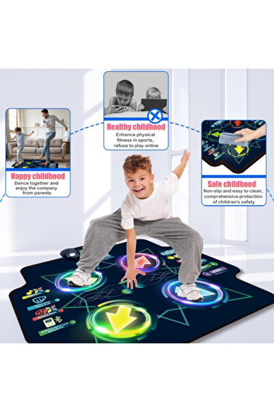 OEMN Electronic dance mat with Bluetooth, lights and music