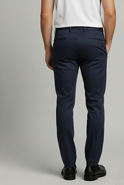 Bürke Чоловічі брюки з якісної тканини темно-синього кольору