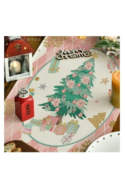 OEM Christmas tablecloth with Nutcracker motifs 40 x 240