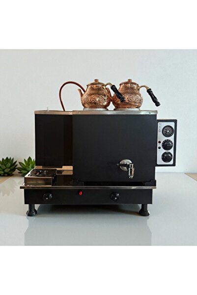 Copper Atelier Painted Electric and Lpg Tea Boiler 2 Teapots 25 Lt Capacity