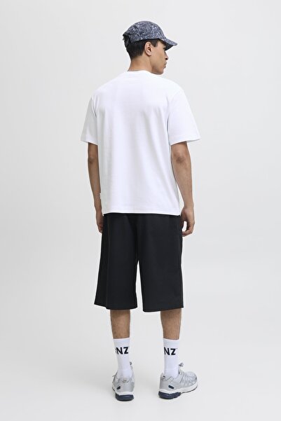 Jack & Jones Ανδρικό λευκό μπλουζάκι Κωδικός μοντέλου: (12282696 ) Jcofusıon Interlock Tee Ss Crew Neck